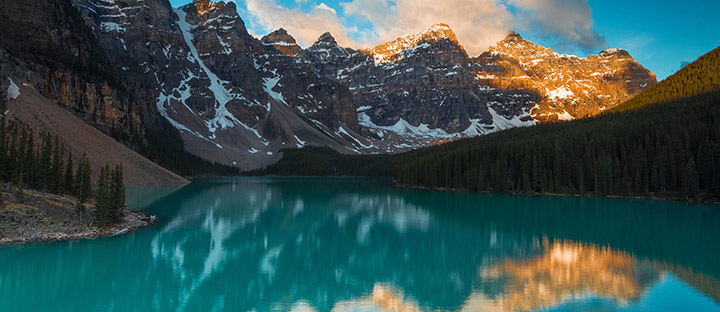 Moraine Lake in Banff National Park