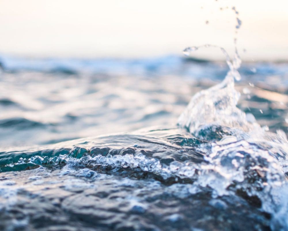 Ripples and splashes in water