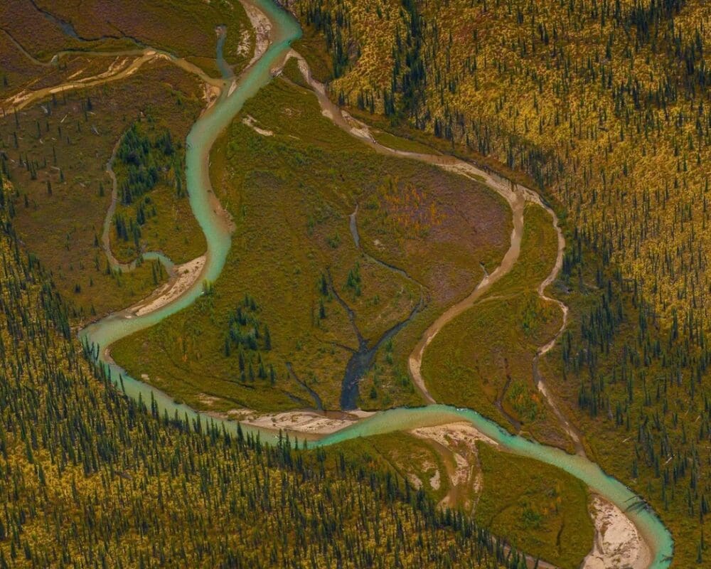 Tayu Hayward, Yukon Territory's Peel Watershed from the air